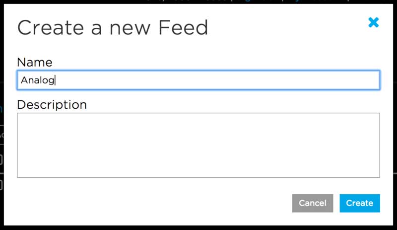 Create a new Feed