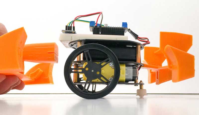 Once done, fit them onto the racer